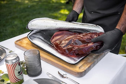 Asado BBQ Blanket - 23" Insulated Meat Resting Bag for Moisture Retention and Perfect BBQ | Heavy Duty, XL Barbecue Bag w/Wide Mouth Design Handles any Brisket, Pork, Steak | Great for Tailgating