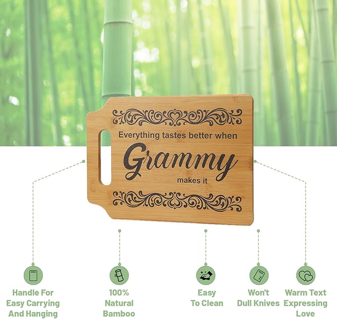 Grammy Gifts - Kitchen Wall & Counter Decor, Unique Mother's Day, Christmas & Birthday Gifts from Grandkids
