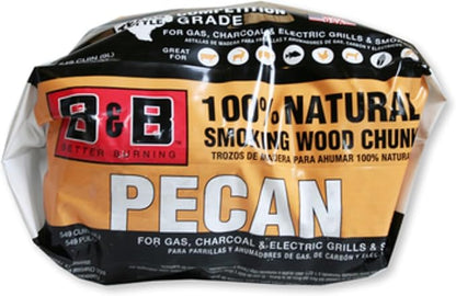 B&B Charcoal 8023374 Pecan Wood Smoking Chunks44; 549 cu. in.