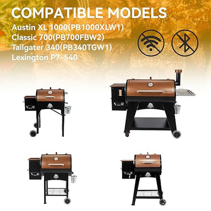Control Board Replacement Parts Compatible for Pit Boss 1100PS1, PB820, Pro 1100, 550 Navigator, PB440D2, PB1150G, PB850G,PB550G Wood Pellet Grill/Smoker, Control Panel with LCD Display