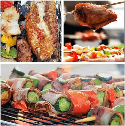Barbecue grill, tabletop charcoal grill, tabletop seven-wheel grill, Japanese aluminum grill, metal grid, aluminum alloy die-casting, removable charcoal grill, outdoor cooking, disaster prevention,