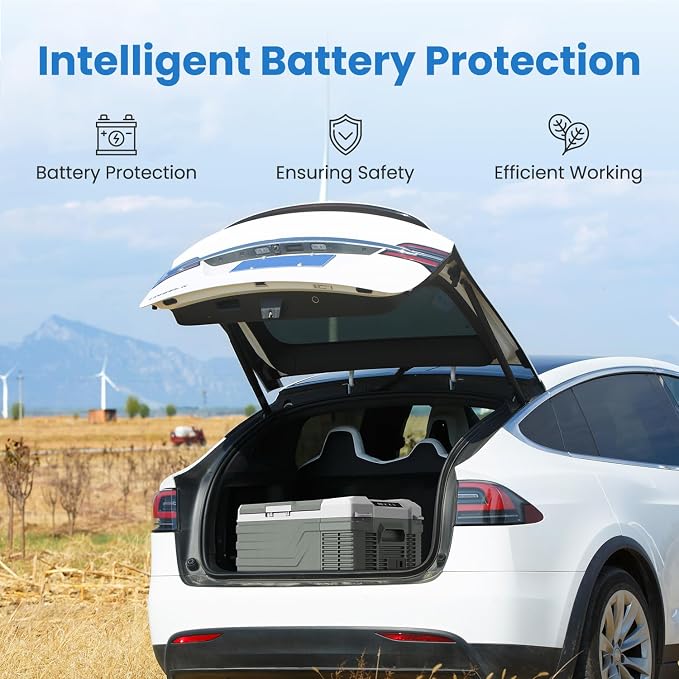 Alpicool 12 Volt Refrigerator 12V Car Fridge 16 Quart Portable Refrigerator for Car 12/24V DC 110~240 Volt AC for Truck RV Camper SUV Portable Freezer Electric Cooler for Camping (-4℉-68℉)