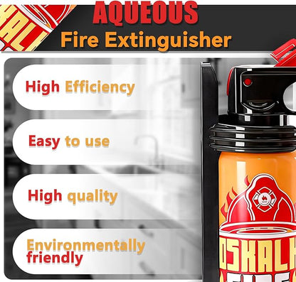 2PCS Mini Fire Extinguishers for Vehicle & Home & Kitchen- Small Portable Car Fire Extinguisher Kit with Brackets - Stay Safe Emergency Suppression for Motorcycle & RV & Kitchen