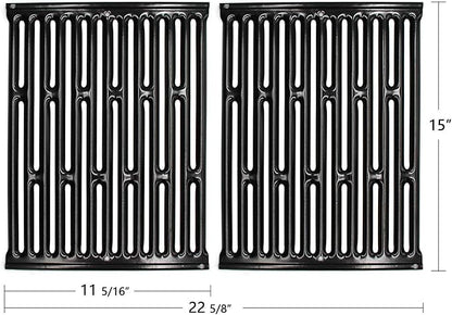 Hongso Replacement for Weber Spirit E210, Spirit 200 Series E&S 200 210, Genesis Silver A, Spirit 500 Models (with Side Controls), 65904 Grill Grates 7523, Flavorizer Bars 7534 7535, Burner Tube 7507
