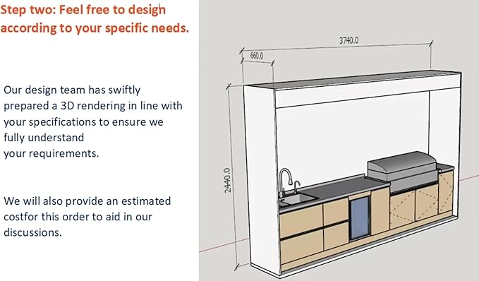 Outdoor Kitchen Island, Modular Outdoor BBQ Kitchen with Built-in Grill, Oven, Mini Fridge and Hand Washing Station, Automatic Lift Door Design with Ambient Lighting for Patio Backyard Outdoor Living