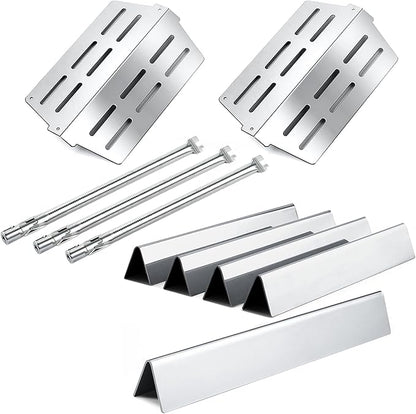 7620 7621 Flavorizer Bars 65505 Heat Deflectors 62752 Grill Burner Replacement Parts for Weber Genesis Grill Parts 300 Series with Front Control E-310 E-320 E-330 S-310 S320 S-330 EP-310 EP-320 EP-330