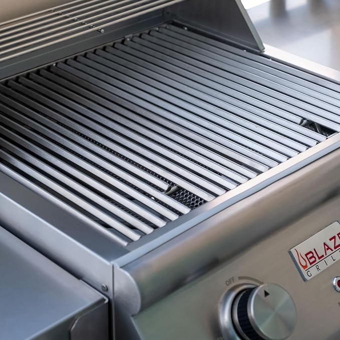 Blaze 21-Inch Portable 1500 Watt Electric Grill - Water-Resistant Tabletop Grill with 304 Stainless Steel Housing and 749 Degree Heating Element