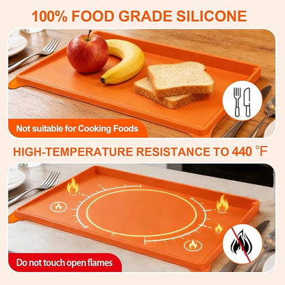 36" Silicone Griddle Mat for Blackstone Grill, Heavy Duty Grill Mat Cover, Non-Stick Rubber Cooking Mats for Griddle Top Protection, Grill Accessories