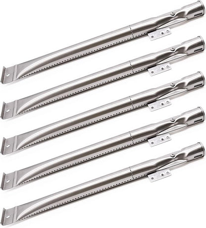 BBQ-Element Stainless Steel Grill Burner Tubes Replacement for Nexgrill 720-0888, 720-0888N, 720-0882S, Gas Grill Pipe Burners for Kenmore, Kitchen Aid, Nexgrill 720-0830H Gas Grill.(5 Pack)