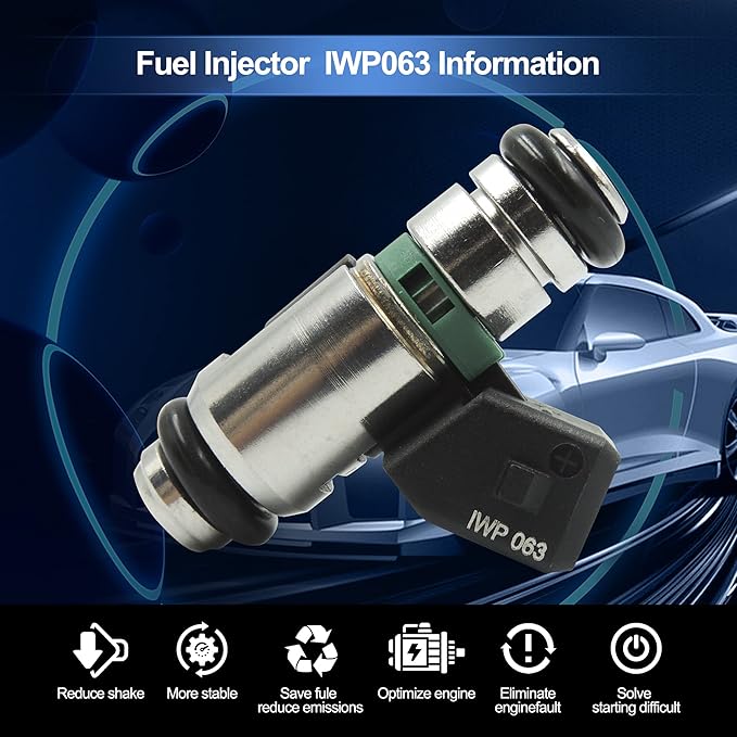 HiSport Fuel Injector IWP063 1PC- Compatible with Twin Power 5.6 g/s Replaces 27665-01/A