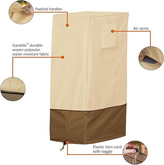 Classic Accessories Veranda Water-Resistant 26 Inch Square Smoker Grill Cover