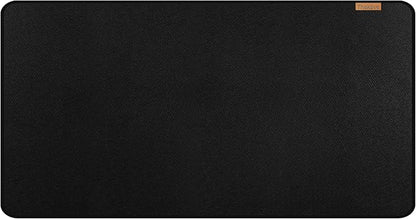 Grill Floor Mat 76 x 40 Inch, Heat-Resistant Waterproof Under Grill Protector for Deck, Patio, Grass, BBQ, Smoker, Fire Pit, Black