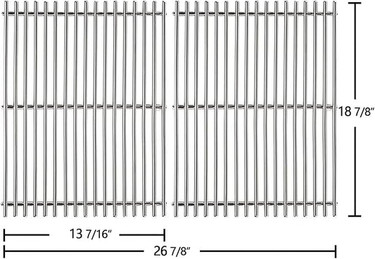 Hongso Genesis 2 Grill Grates SUS304 Stainless Steel for Weber Genesis II 300 Series E310 S310 E315 S315 E325 E330 E335 S330, LX S340 LX E340 Models, Genesis ii Grill Replacement Parts GS4 66802 66095