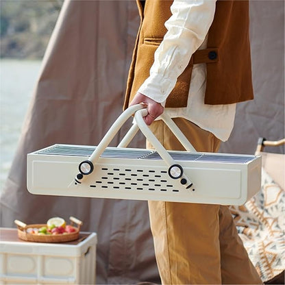 Charcoal Grills Outdoor BBQ Grill Home BBQ Grill BBQ Grill Camping BBQ Rack Small BBQ Grill Portable Folding BBQ Grill (Color : B, Size : 56 * 24.6 * 19.9cm)
