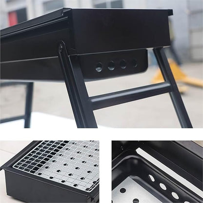 Charcoal Grills Multifunctional Barbecue Grill Courtyard Oven Outdoor Stove Simple Folding Barbecue Grill Thickened Barbecue Grill