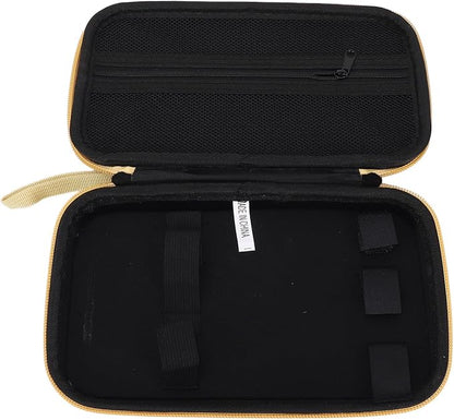 Dan&Dre EVA Shockproof Portable Camping Grill Flashlight Box/Cover with Large Capacity, Fixing Strap, Lightweight for Outdoor Activities, Camping, BBQ, Hiking (Khaki)