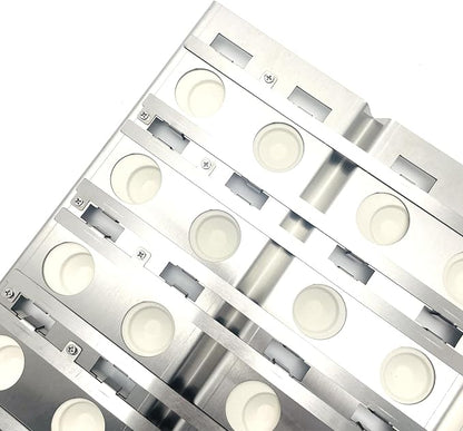 19 1/4" Stainless Heat Plates with Briquettes Tray Grate Tray Clips Replacement for Lynx L30R, L30PSR, L42FR, L54, 30", 42" and 54" Gas Grill