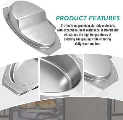 Small Water Bowl for Masterbuilt 30-inch Digital Electric Vertical BBQ Smoker, Replace 9007170040 Water Bowl Models 20071117 20071218 20074517 MB20070421 MB20077018