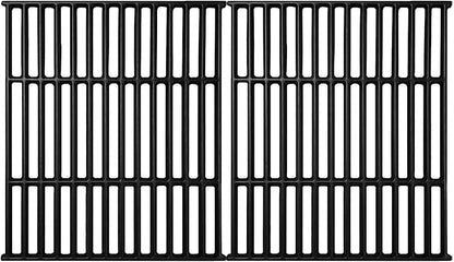 Grill Replacement Parts for Broil King 9865-54 Grill Grates Signet 20 70 90 Broil Mate 1161-54 1551-54 1551-64 1553-64 1651-54 Huntington 6962-64C Grill Parts Cast Iron Cooking Grates Grid 2 Pcs