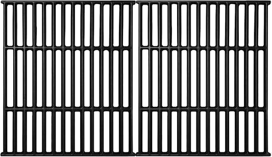 Grill Replacement Parts for Broil King 9865-54 Grill Grates Signet 20 70 90 Broil Mate 1161-54 1551-54 1551-64 1553-64 1651-54 Huntington 6962-64C Grill Parts Cast Iron Cooking Grates Grid 2 Pcs