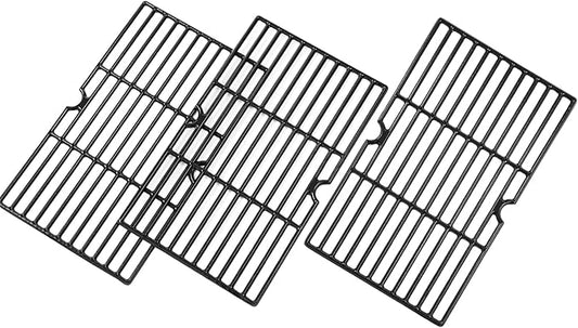 DGN576DNC-D Grill Grates Replacement Parts for Dyna Glo Grill Parts DGN486DNC-D DGN486DNC DGN486SNC DGN486SNC-D DGN576SNC-D DGA550SSP DGA550SSP-D Master Forge MFJ576DNC Cast Iron Cooking Grids 3Pcs