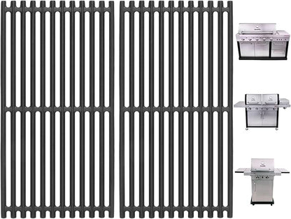 17 x 8 3/4'' Grill Grates G369-0030-W2 for Charbroil TRU-Infrared Replacement Parts 2 Burner 463644220 463632320 463644220 463675016 463642316 463675016P1 G362-0008-W1 463630021 463660421 463655621