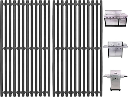 17 x 8 3/4'' Grill Grates G369-0030-W2 for Charbroil TRU-Infrared Replacement Parts 2 Burner 463644220 463632320 463644220 463675016 463642316 463675016P1 G362-0008-W1 463630021 463660421 463655621