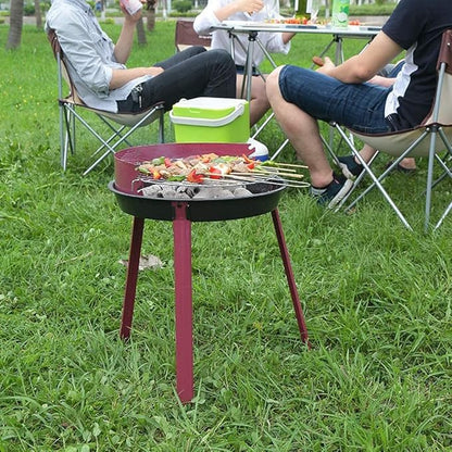Portable Grills Storage grill Charcoal BBQ Grill Outdoor Drip Tray Catches Grease for Outdoor Cooking Camping Beach Traveling Picnic Backyard Camping BBQ