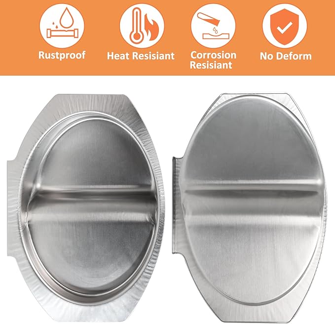 Small Water Bowl for Masterbuilt 30" Electric Smoker, Compatible with 30-inch Digital Electric Vertical Smoker Water Pan, Replacement for Masterbuilt 9007170040 Water Bowl Parts