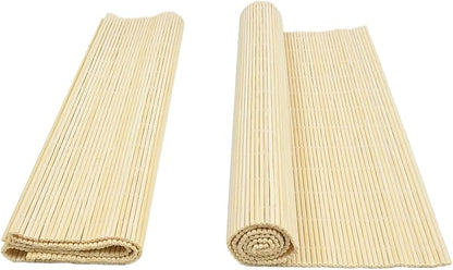 Dining Table Placemat, Heat-Resistant Place Mat Stain Resistant Anti-Skid Washable Bamboo Table Mat Placemat Kitchen Table mat… (Original Color)