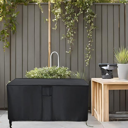 Storage Sheds Cover Fit for Devoko Outdoor Storage Cabinet | Waterproof Storage Box Storage Cabinet Cover- 48"L x 26"W x 37"H