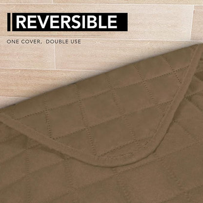 Easy-Going Sectional Couch Covers for Dogs L Shape Sofa Cover Reversible Sofa Slipcover Chaise Lounge Cover Furniture Protector Cover for Pets Dog Cat (42 x 52 inches, Camel/Camel) | Soft Sofa Slipcover For Dogs, Fits Left/Right Chaise Lounge Protector...