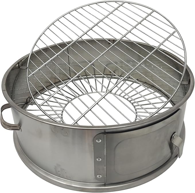 Commercial Charcoal Roast Duck Oven 23.6x53 Inches Stainless Steel 3 Tier Barbecue Grill BBQ Beijing Duck Turkey Roasting Machine with Detachable Shelf and Hooks for Chicken Vegetables Lamb