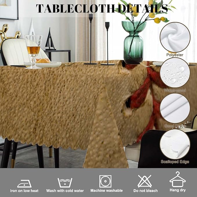 Swono Tablecloth Baseball, Sport Leather Old Worn Ball Football Table Cloth for Kitchen Dining Tabletop Decoration Parties Weddings, 52 X 70 Inch Rectangle Tablecloth