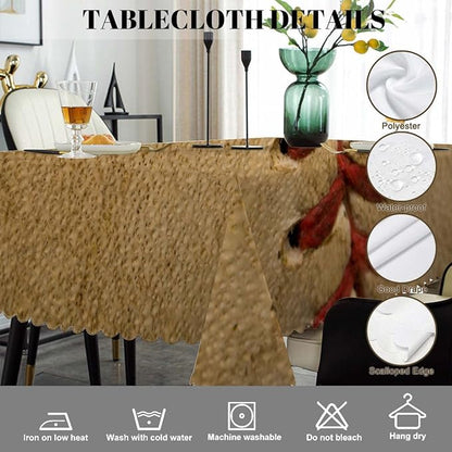 Swono Tablecloth Baseball, Sport Leather Old Worn Ball Football Table Cloth for Kitchen Dining Tabletop Decoration Parties Weddings, 52 X 70 Inch Rectangle Tablecloth