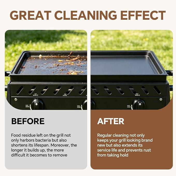 XUDAKAIXIN Grill Cleaning Bricks with Handle, Pumice Griddle Cleaning Stone Removing Stains for Grill,Plattop Griddle,Sink,Cookwares,Floor,Countertop(3-Pack with Handle)