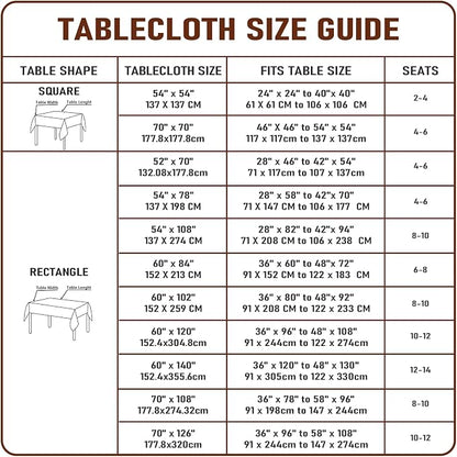 Clear Plastic Tablecloth Protector Rectangle 60x140 inch Waterproof Oilproof Stain Resistant Wipeable Table Cover for Dining Tables