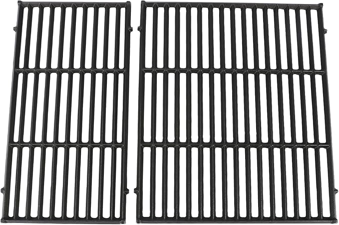 Utheer Matte Porcelain-Enameled Cast Iron Grill Grates Replacement for Weber Genesis 300 & 400 Series (2025+ Models), Fits E/S-325, E/S-330, E/S-335, E/S-435, E-430, EX-335, Nonstick Cooking Grate