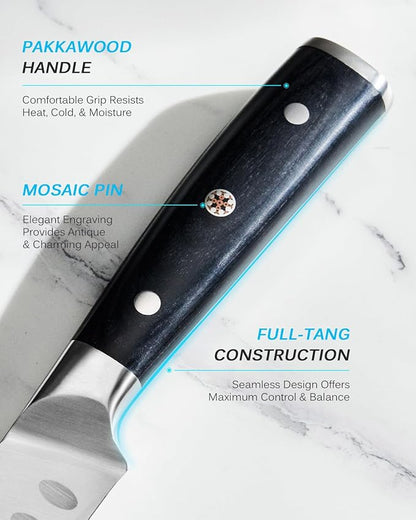KYOKU Samurai Series Knife Japanese Style1 (Scimitar Knife, 10")