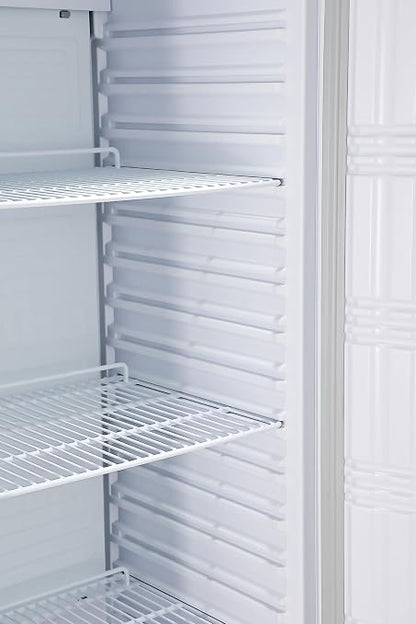 KoolMore 12 Cu. ft. Commercial Reach in Refrigerator with Solid Door, ETL Listed in White