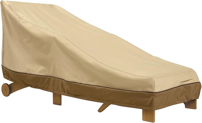 Classic Accessories Veranda Water-Resistant 86 Inch Patio Chaise Lounge Cover, Patio Furniture Covers