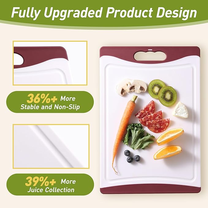 Extra Large Cutting Board with Non Slip Edges and Over Sink Butcher Block Chopping Board Nice Solid Thick Juice Groove Big Xl xlarge Best Hardwood Kitchen Counter Organic Meat BBQ Kit Dishwasher Safe