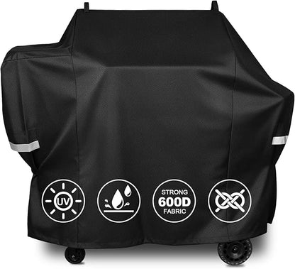 Grill Cover for 850FB2/850M and 1300M Pit Boss Grills,600D Heavy Duty Water-Resistant BBQ Cover with Adjustable Windproof Straps for Pit Boss Wood Pellet Grills All-Season Protection