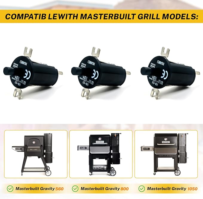3 Pack 9904190041 Hopper Lid Door Switch for Masterbuilt Gravity Series 560 800 1050 XL Digital Charcoal Grill Smoker Replacement Parts Replaces MB20041220 and 9904190041