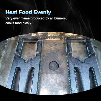 Grill Burner Replacement for DCS 36-Inch & 48-Inch Built-in Gas Grills, DCS Burner Replacement, Grill Parts Replacement for DCS 36" 48" BBQ Grills, 20 1/2" Cast Iron Burner for DCS BBQ