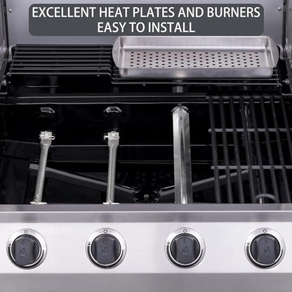463365021 Heat Tent Performance 4 Burner Grill Replacement Parts for Charbroil Grill Parts 463354021 463365522 463353021 463351021 G327-2100-W1 G432-8S01-W1 Electrode G325-0002-W1 Heat Plates