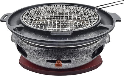 BBQ Barbeque Barbecue Grill, BBQ, Multifunctional Smokeless Charcoal Grill, Household Korean BBQ Grill, Split Design, Outdoor/Indoor (Color : G)