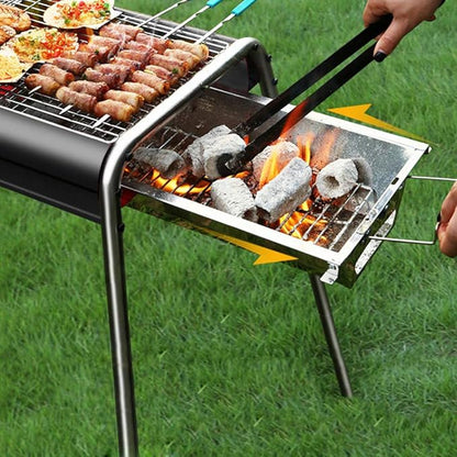 Oven Household Charcoal Barbecue Grill Outdoor Tool Thickened Carbon Wild Barbecue Stove Shelf 3-10 People Available