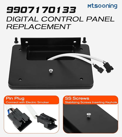 9907170133 Digital Control Panel LED Display Replacement for Masterbuilt MB21071218, MB21072319, MB21072719 Other Models Digital Electric Smoker Grill Models Controller