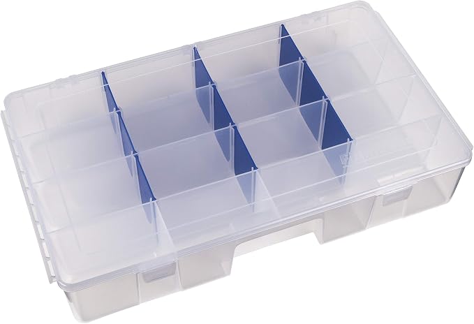 Flambeau Outdoors 7004R Tuff Tainer, Double Deep, 16 Compartments, Zerust